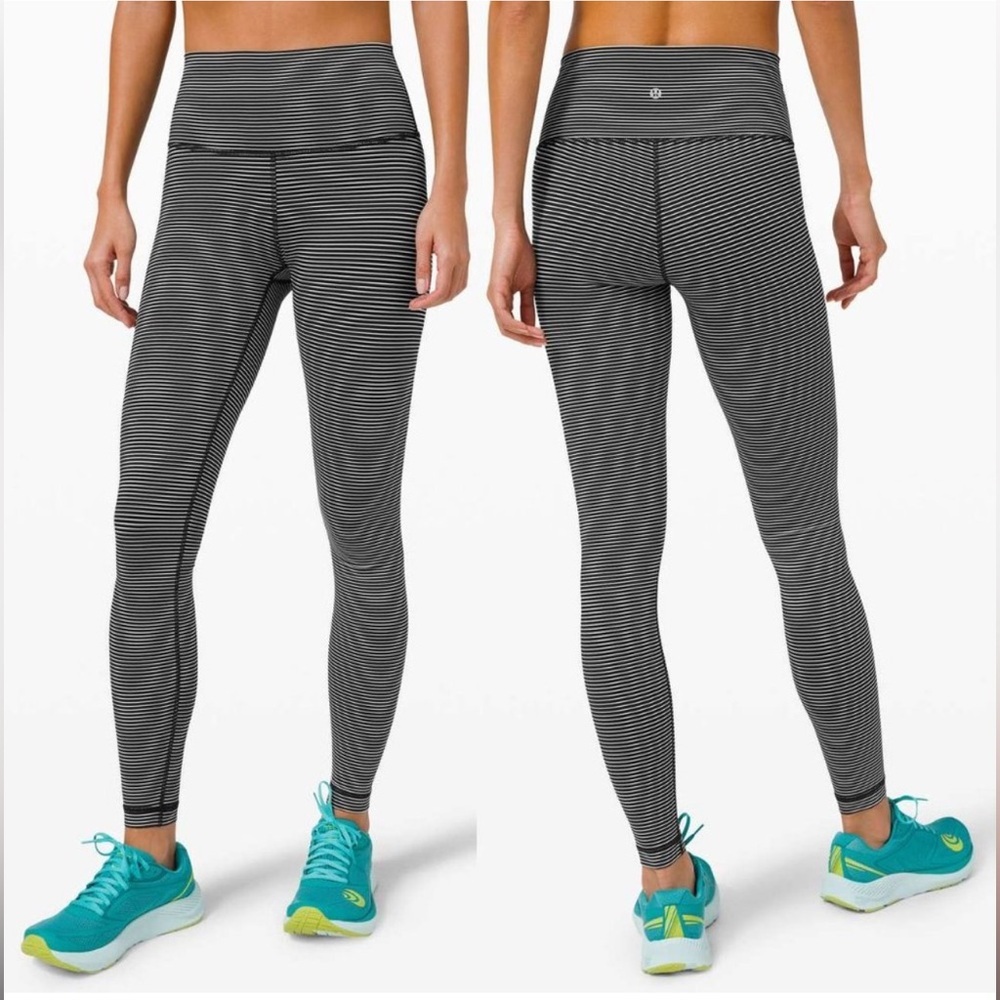 Lululemon Wunder Under High-Rise Tight 28" Luxtreme Hype Stripe - Picture 2 of 9